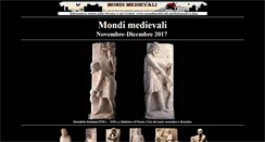 Desktop Screenshot of mondimedievali.net